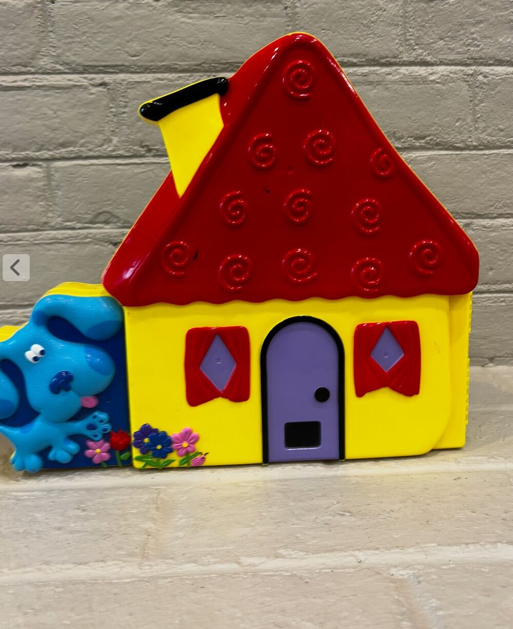 Vintage 1998 Blue's Clues Magnetic Playset House Carry Case Nickelodeon Blue